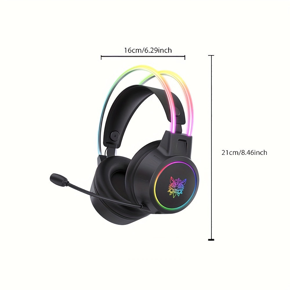 ONIKUMA Gaming Headset with Noise Isolation, High-Fidelity Sound & Built-in Mic for Live Streaming and PC Games