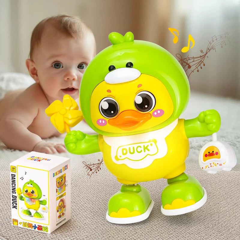 Children Dancing Rabbit Electronic Walking Moving Animals Pet With Music Lighting Girl Interactive Game Frog Kid Toy 3 Year Gift