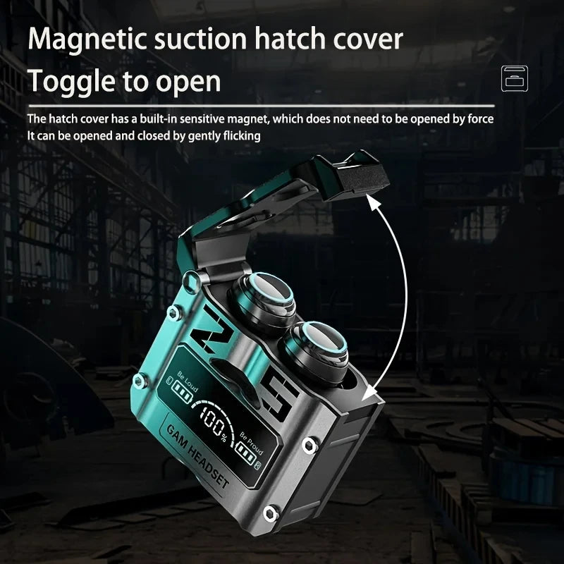 M25 Bluetooth 5.3 Earphones Noise Canceling Earbuds Wireless Headphones HD Call Stereo Sports Headsets With Mic