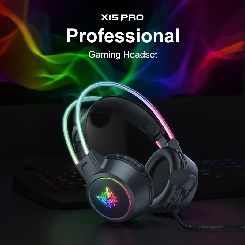 ONIKUMA Gaming Headset with Noise Isolation, High-Fidelity Sound & Built-in Mic for Live Streaming and PC Games